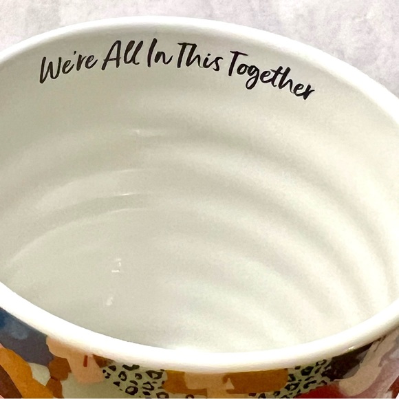 Prima Design WE’RE ALL IN THIS TOGETHER Ceramic Mug Set White/Pink/Multi 21oz - Picture 10 of 12